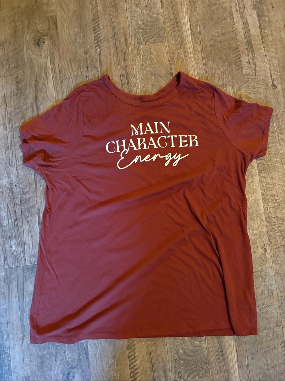 Torrid Main Character Energy Women's Graphic Tee - Burgundy